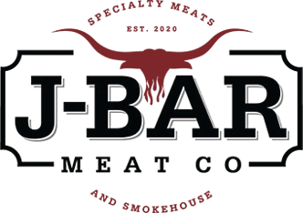 A green background with the words " ubar meat co."